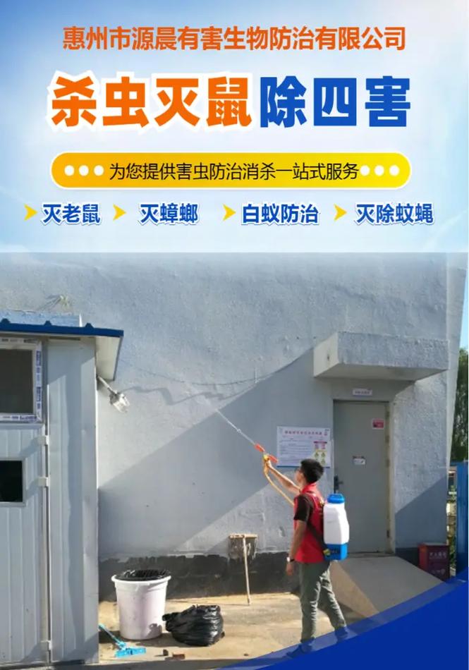 惠州博罗县除白蚁公司,专业消杀除四害公司,公司不断引入先进设