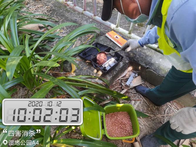 湿地公园10月12日四害消杀工作情况